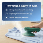 Portable Steam Iron – 2-in-1 Travel Garment Steamer