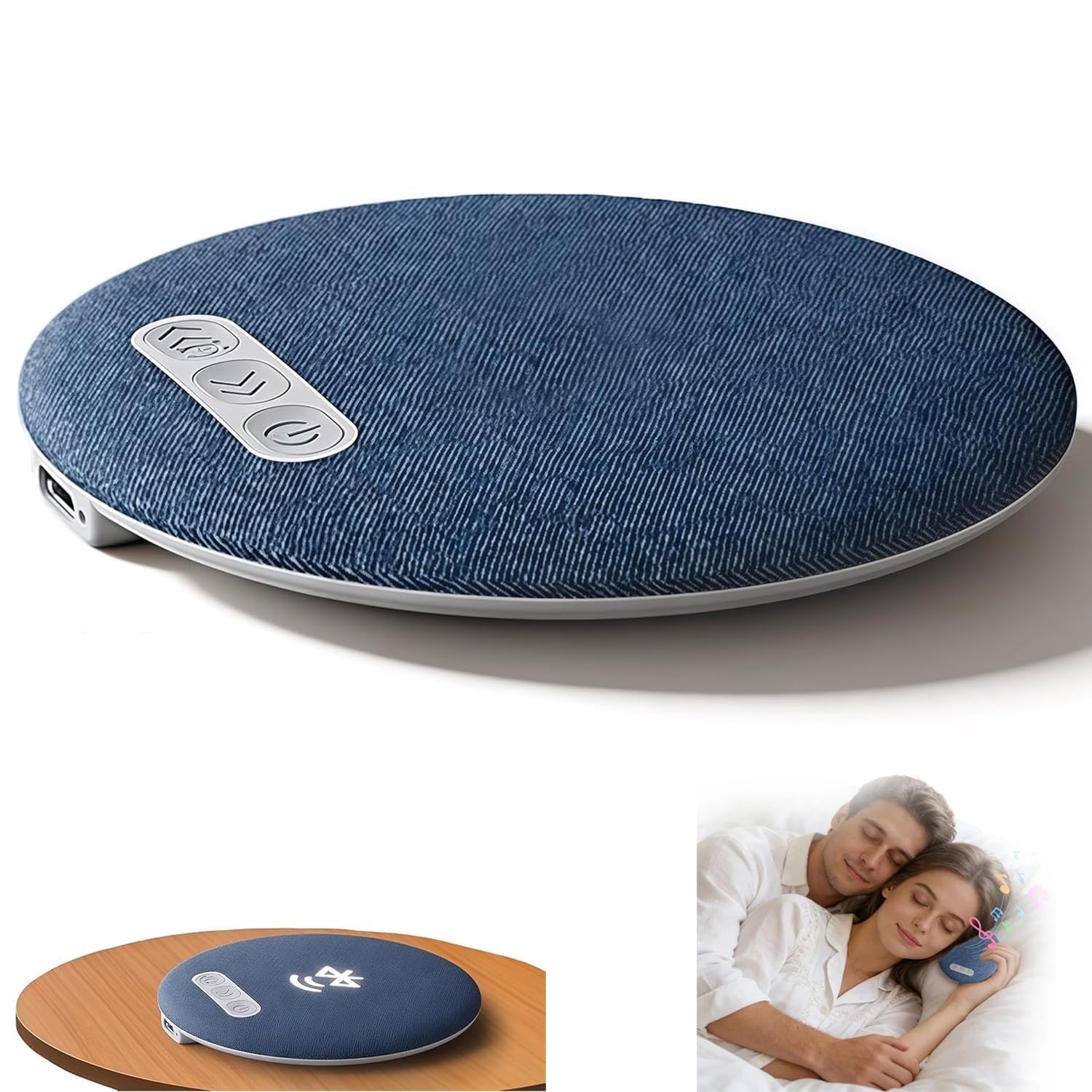 Bluetooth Pillow Speaker With White Noise & Timer