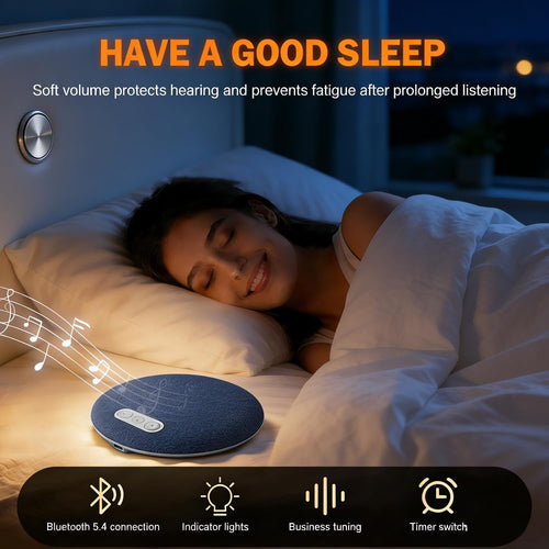 Bluetooth Pillow Speaker With White Noise & Timer