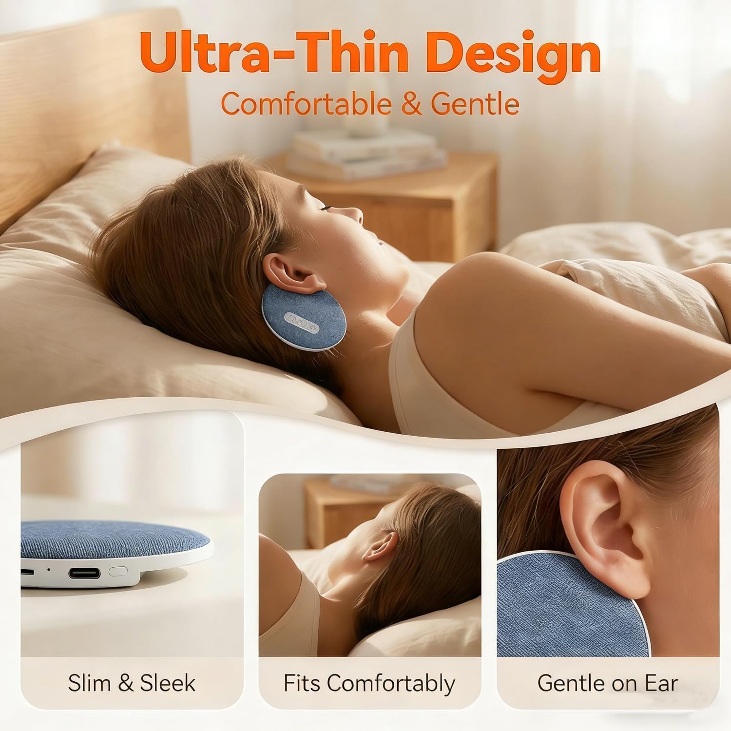 Bluetooth Pillow Speaker With White Noise & Timer