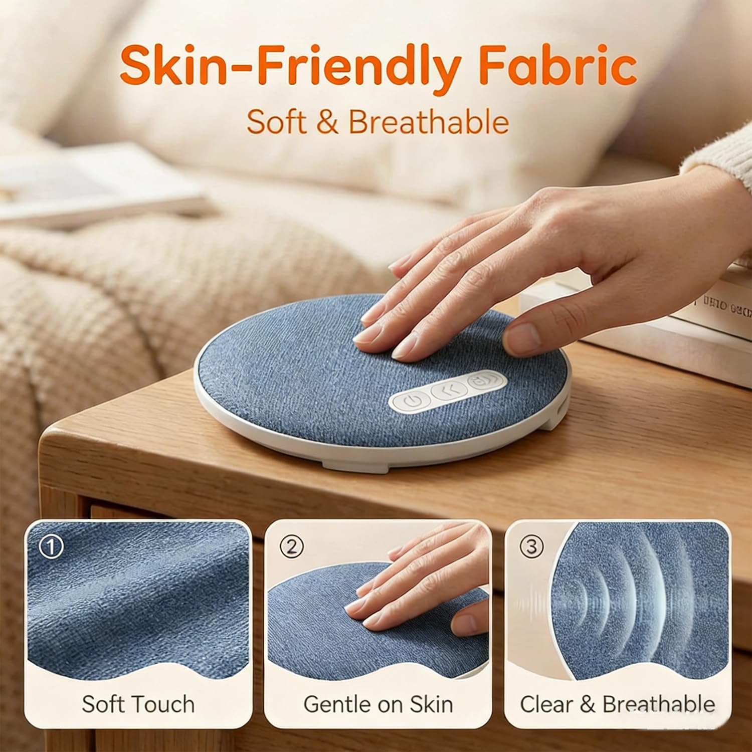 Bluetooth Pillow Speaker With White Noise & Timer